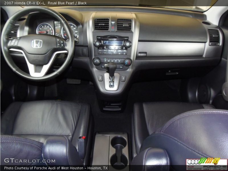 Royal Blue Pearl / Black 2007 Honda CR-V EX-L