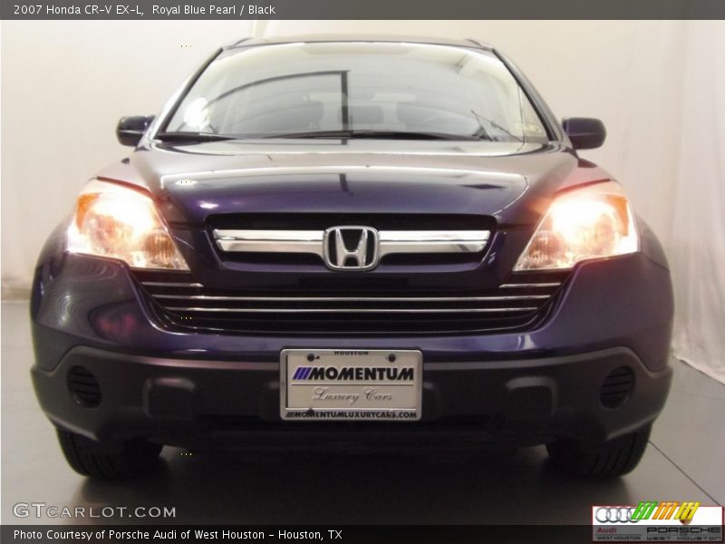 Royal Blue Pearl / Black 2007 Honda CR-V EX-L