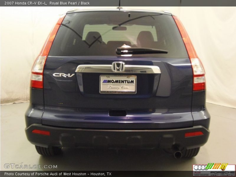 Royal Blue Pearl / Black 2007 Honda CR-V EX-L