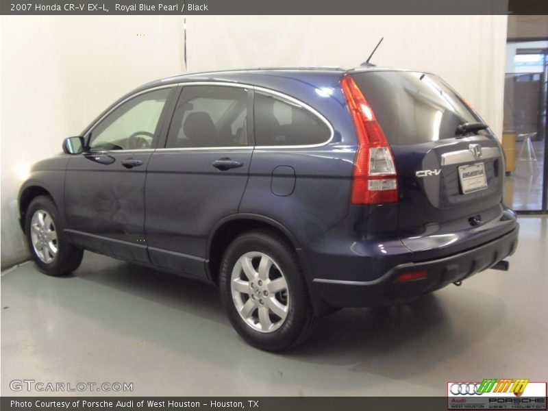 Royal Blue Pearl / Black 2007 Honda CR-V EX-L