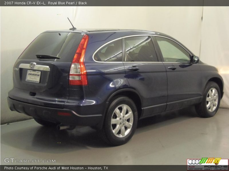 Royal Blue Pearl / Black 2007 Honda CR-V EX-L