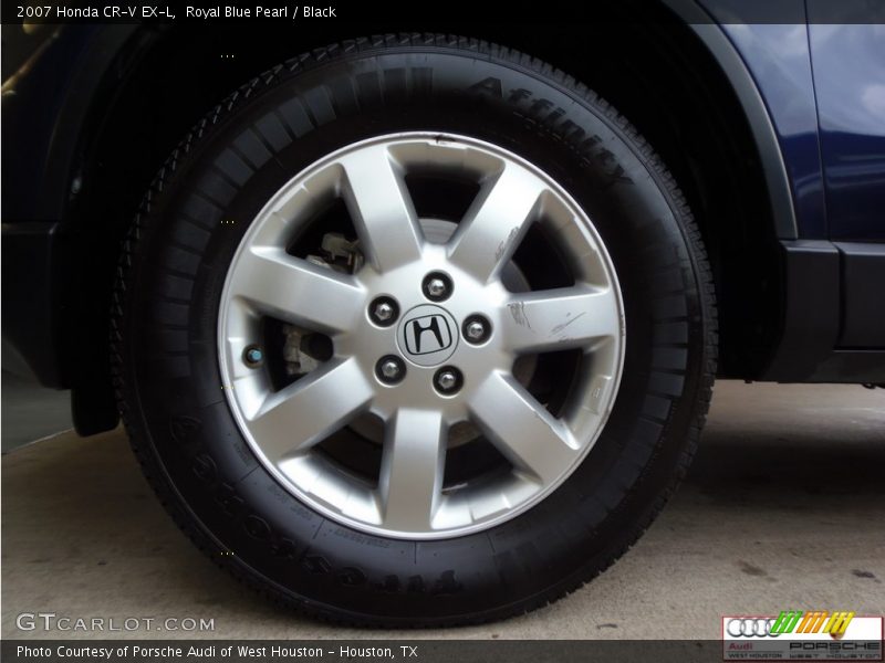 Royal Blue Pearl / Black 2007 Honda CR-V EX-L