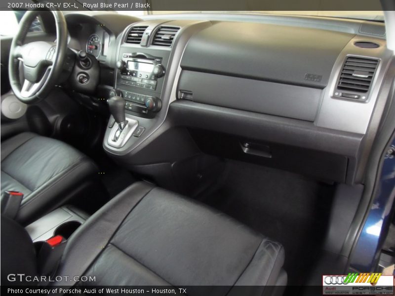 Royal Blue Pearl / Black 2007 Honda CR-V EX-L