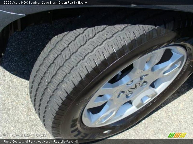 Sage Brush Green Pearl / Ebony 2006 Acura MDX Touring