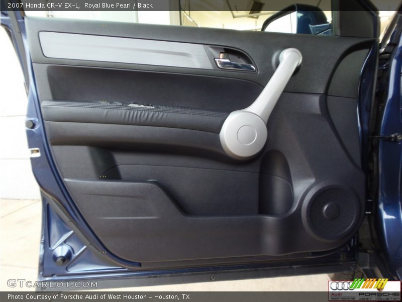 Royal Blue Pearl / Black 2007 Honda CR-V EX-L