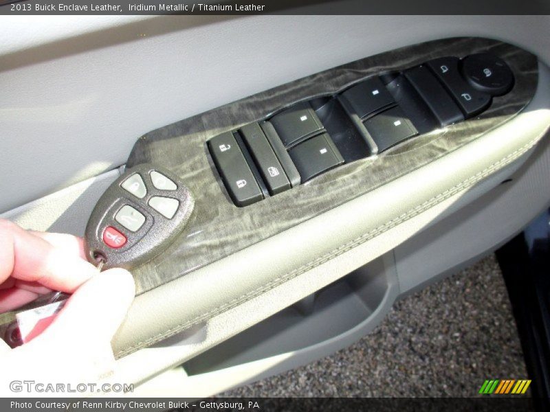 Iridium Metallic / Titanium Leather 2013 Buick Enclave Leather