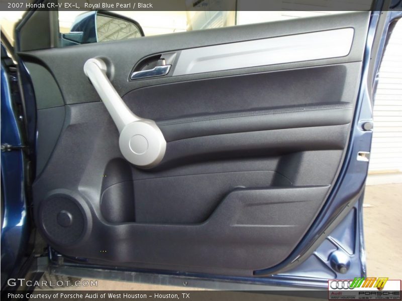 Royal Blue Pearl / Black 2007 Honda CR-V EX-L
