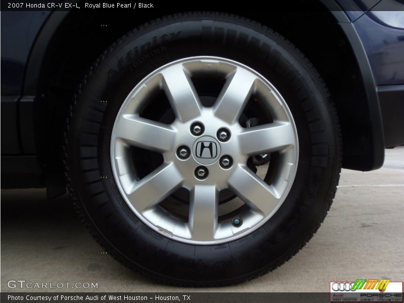 Royal Blue Pearl / Black 2007 Honda CR-V EX-L