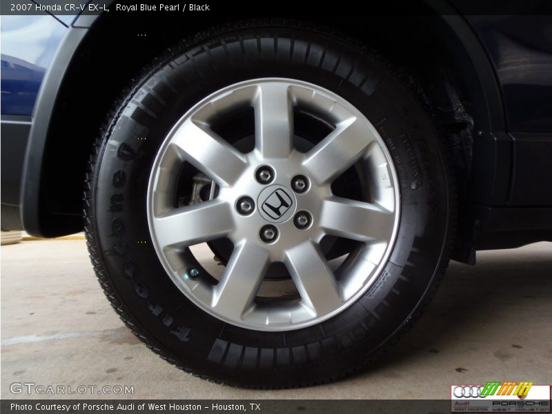 Royal Blue Pearl / Black 2007 Honda CR-V EX-L