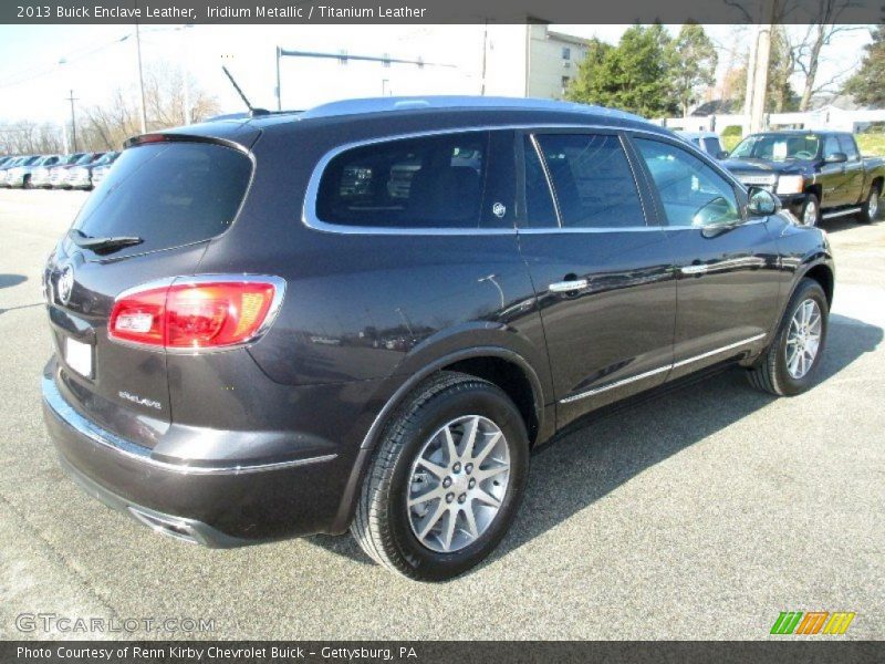 Iridium Metallic / Titanium Leather 2013 Buick Enclave Leather
