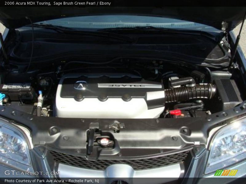 Sage Brush Green Pearl / Ebony 2006 Acura MDX Touring