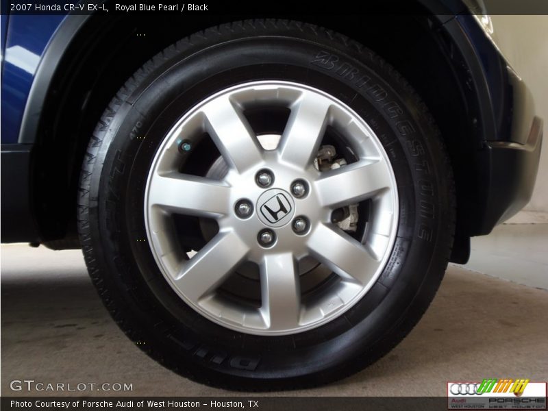 Royal Blue Pearl / Black 2007 Honda CR-V EX-L