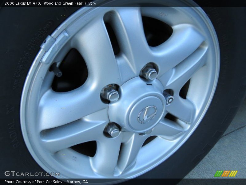 Woodland Green Pearl / Ivory 2000 Lexus LX 470