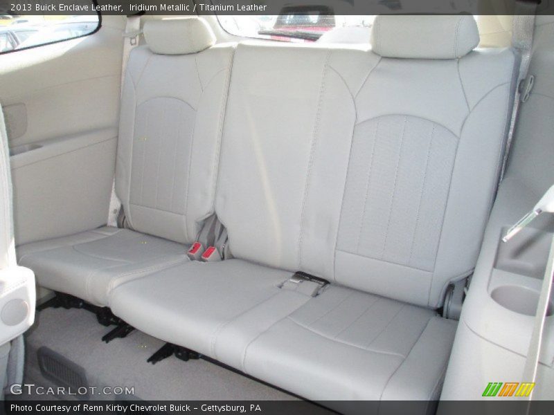 Rear Seat of 2013 Enclave Leather