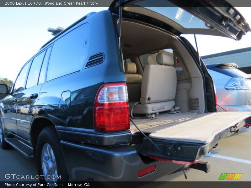 Woodland Green Pearl / Ivory 2000 Lexus LX 470