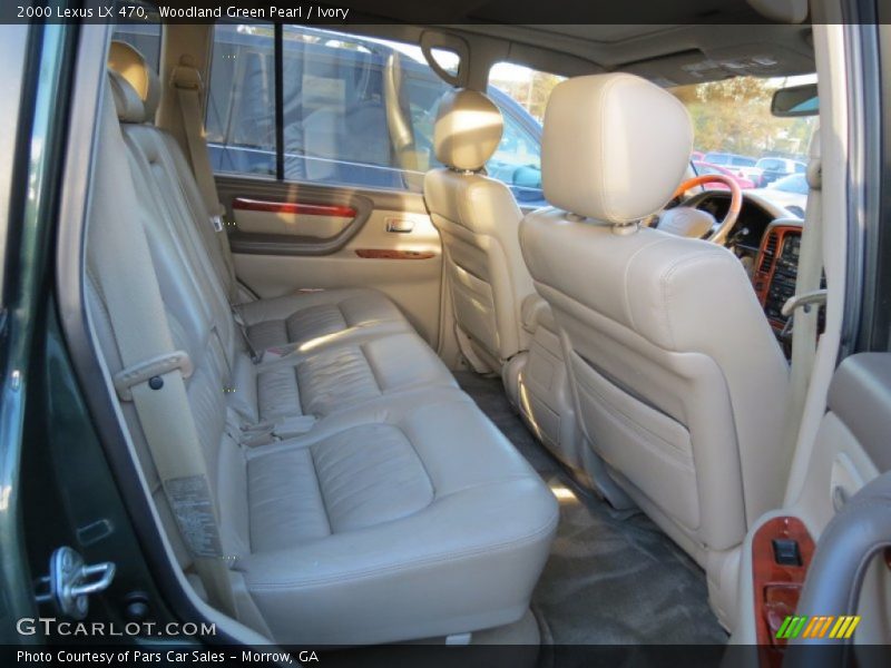 Woodland Green Pearl / Ivory 2000 Lexus LX 470