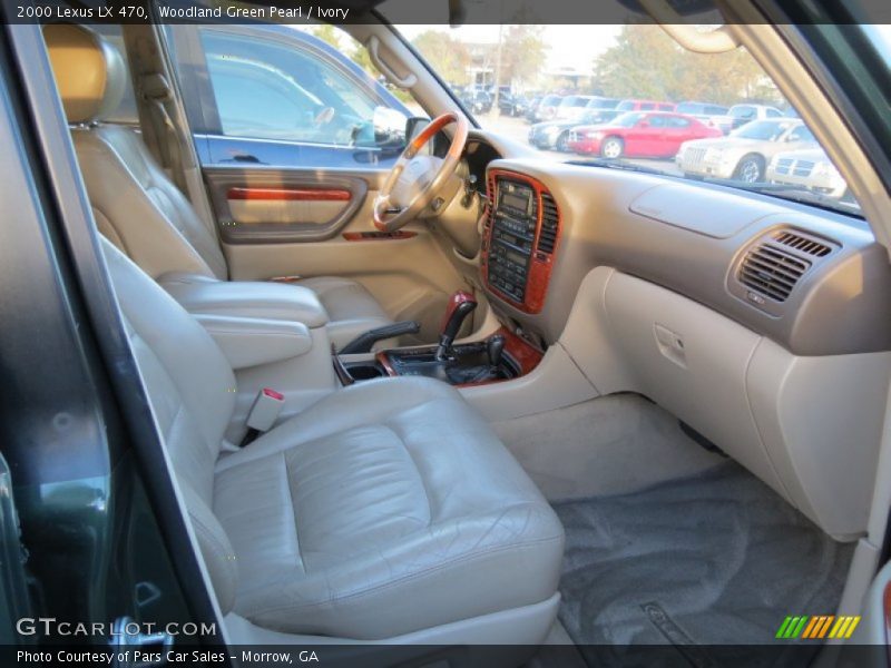 Woodland Green Pearl / Ivory 2000 Lexus LX 470