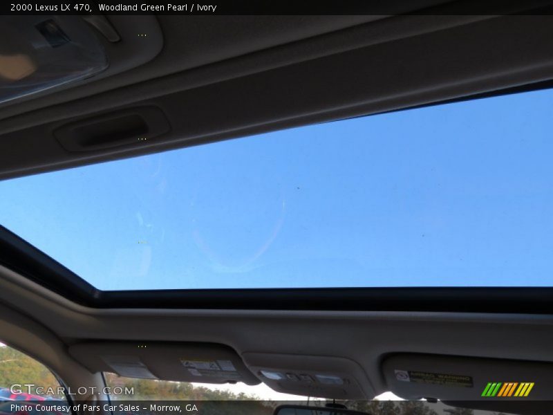 Woodland Green Pearl / Ivory 2000 Lexus LX 470