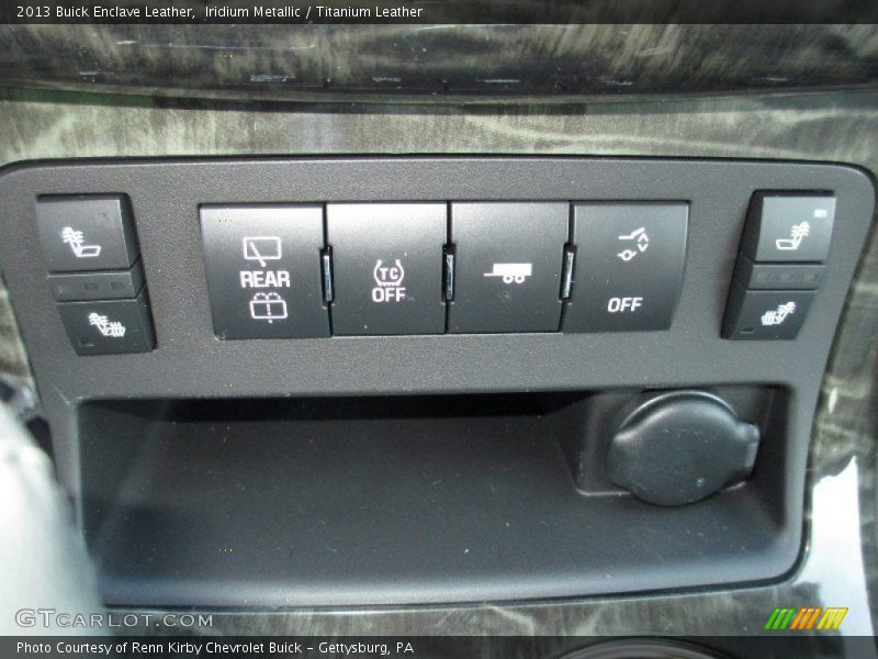 Controls of 2013 Enclave Leather