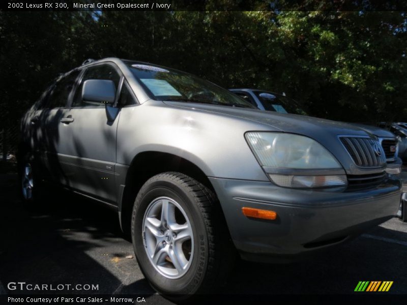 Mineral Green Opalescent / Ivory 2002 Lexus RX 300
