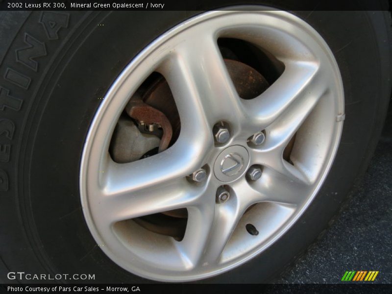 Mineral Green Opalescent / Ivory 2002 Lexus RX 300