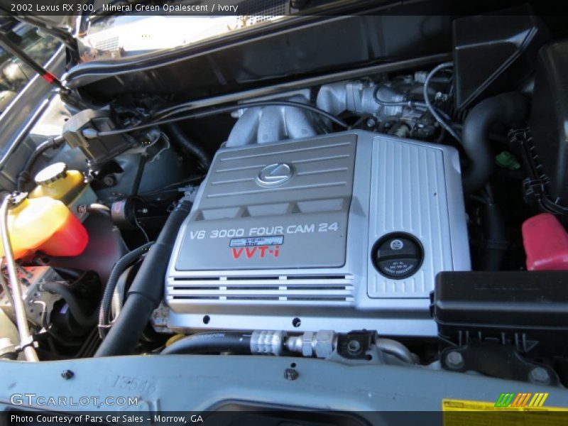Mineral Green Opalescent / Ivory 2002 Lexus RX 300