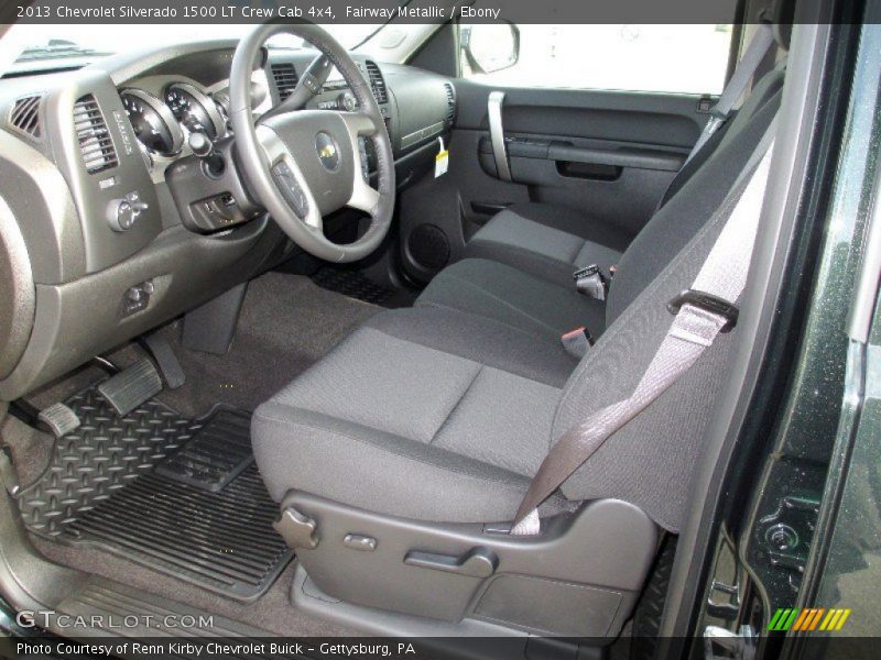 Fairway Metallic / Ebony 2013 Chevrolet Silverado 1500 LT Crew Cab 4x4