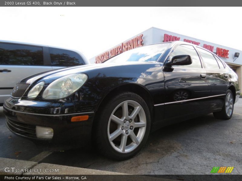 Black Onyx / Black 2003 Lexus GS 430