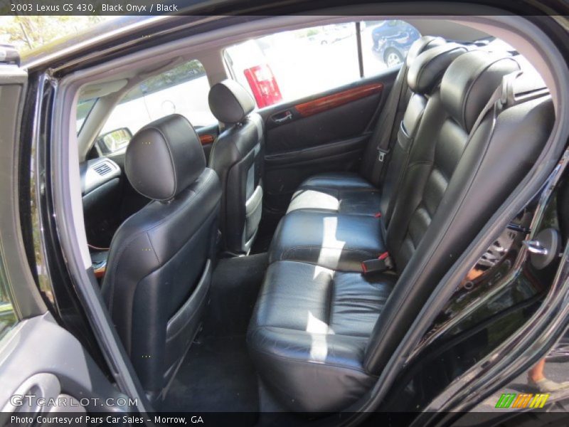 Rear Seat of 2003 GS 430