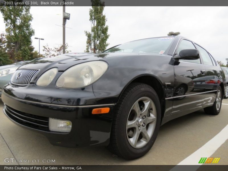 Black Onyx / Saddle 2003 Lexus GS 300