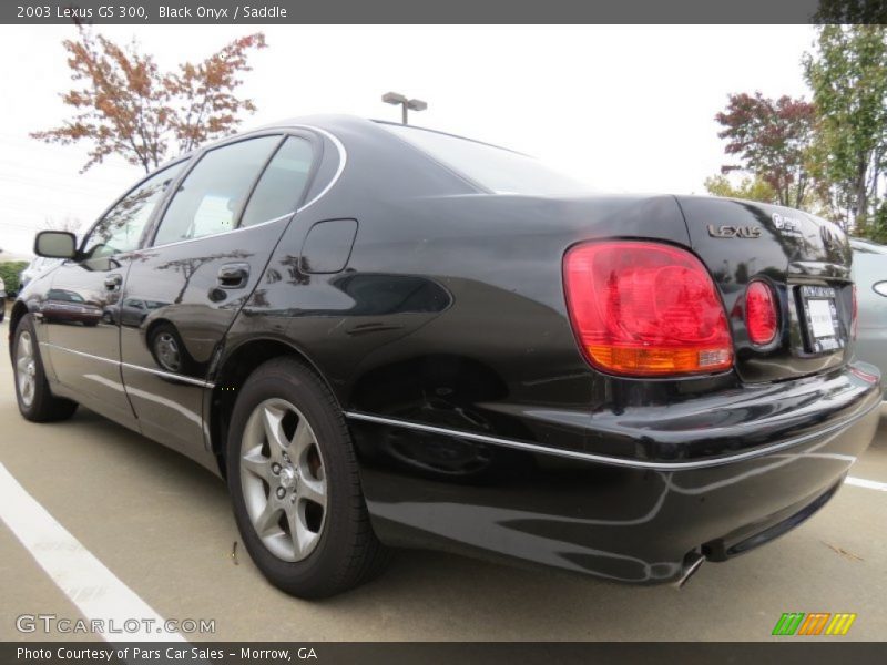 Black Onyx / Saddle 2003 Lexus GS 300