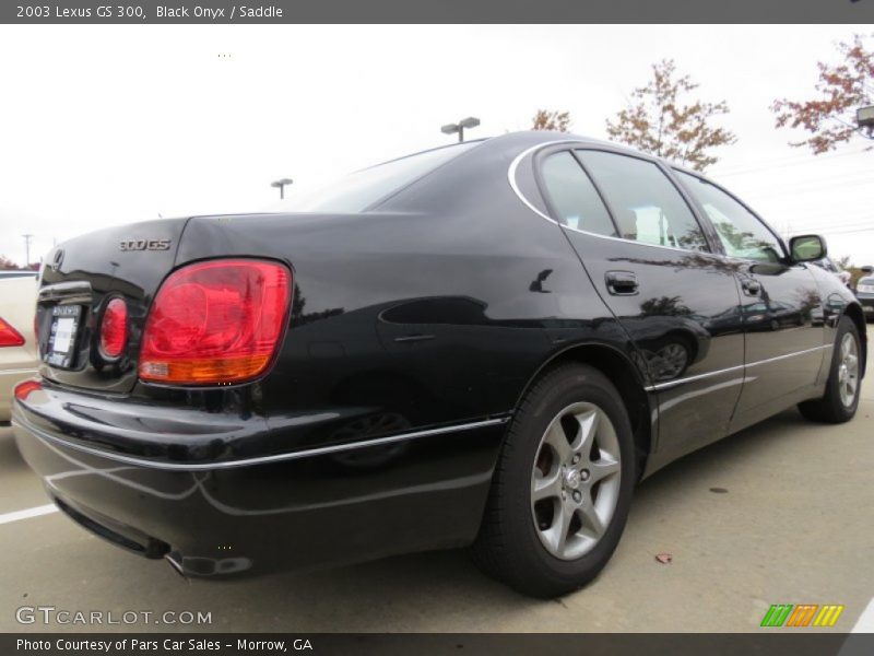 Black Onyx / Saddle 2003 Lexus GS 300