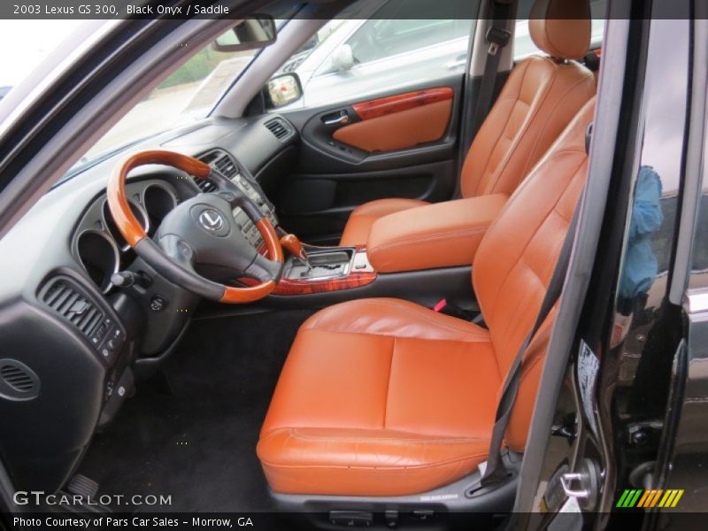 Black Onyx / Saddle 2003 Lexus GS 300