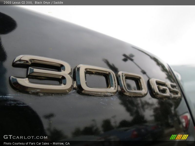 Black Onyx / Saddle 2003 Lexus GS 300