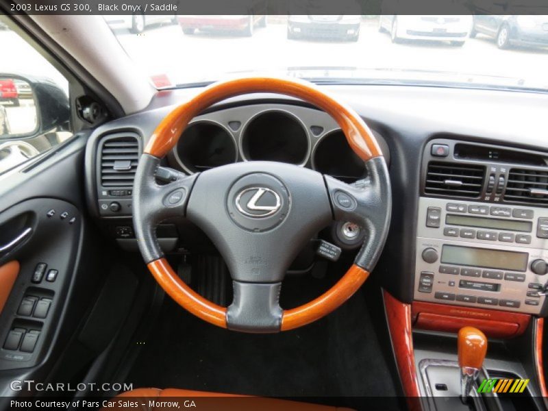 Black Onyx / Saddle 2003 Lexus GS 300