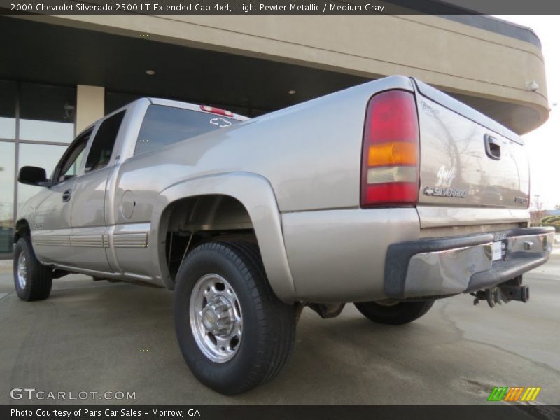 Light Pewter Metallic / Medium Gray 2000 Chevrolet Silverado 2500 LT Extended Cab 4x4