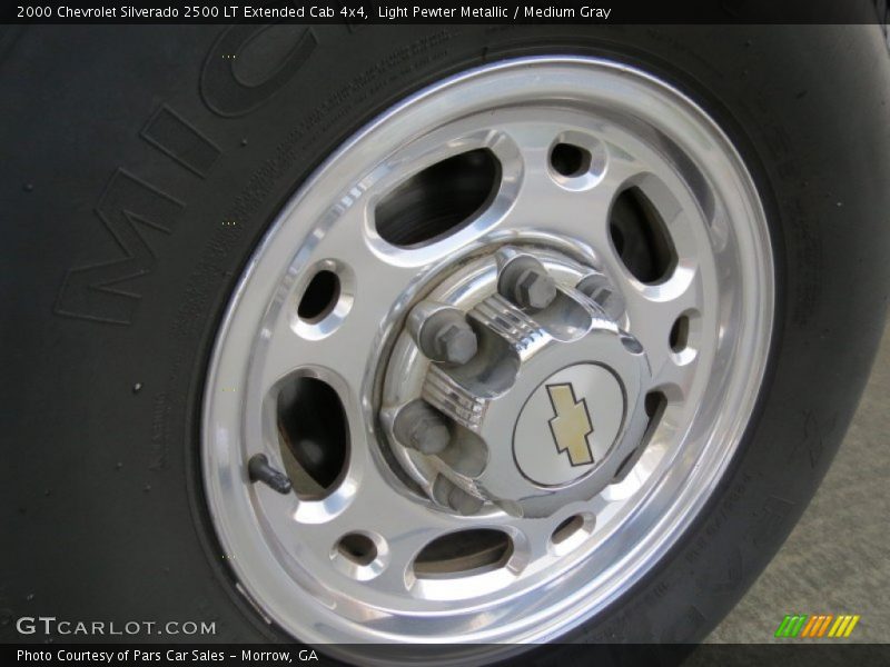 Light Pewter Metallic / Medium Gray 2000 Chevrolet Silverado 2500 LT Extended Cab 4x4