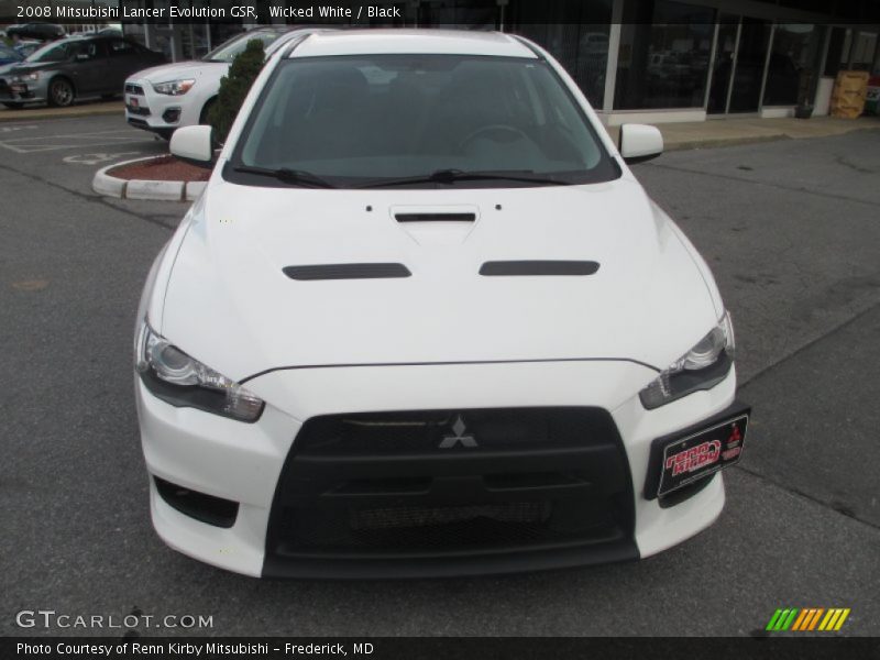 Wicked White / Black 2008 Mitsubishi Lancer Evolution GSR