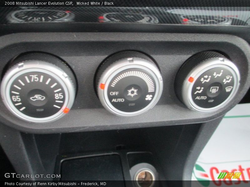 Wicked White / Black 2008 Mitsubishi Lancer Evolution GSR