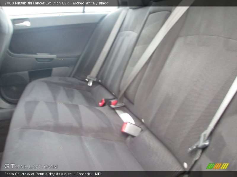 Wicked White / Black 2008 Mitsubishi Lancer Evolution GSR