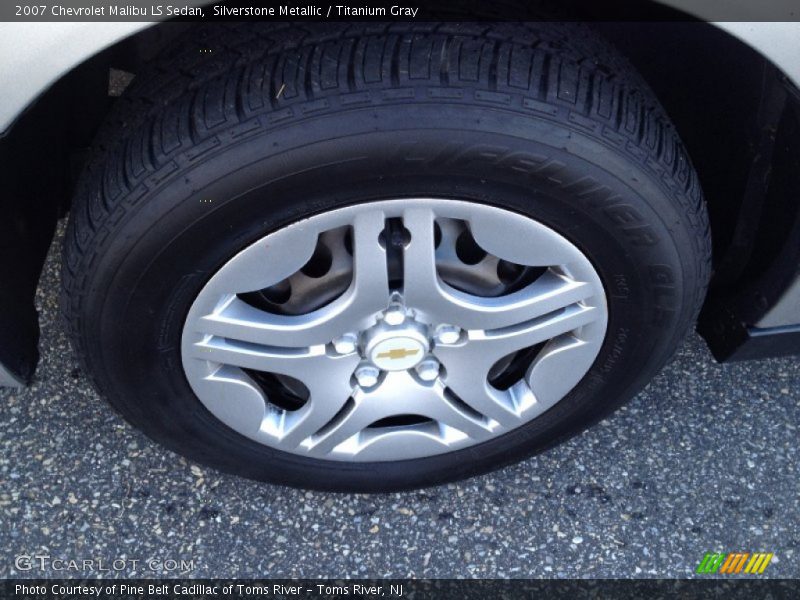 Silverstone Metallic / Titanium Gray 2007 Chevrolet Malibu LS Sedan