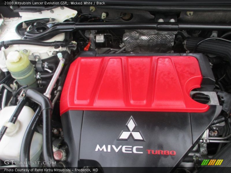 Wicked White / Black 2008 Mitsubishi Lancer Evolution GSR