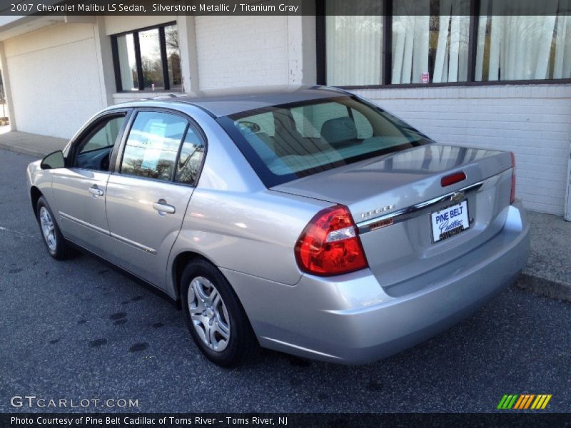 Silverstone Metallic / Titanium Gray 2007 Chevrolet Malibu LS Sedan