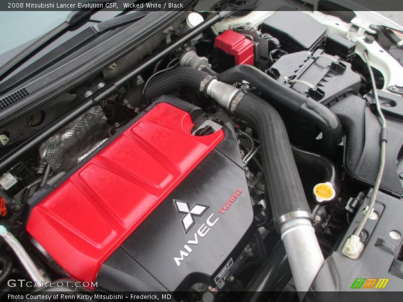 Wicked White / Black 2008 Mitsubishi Lancer Evolution GSR