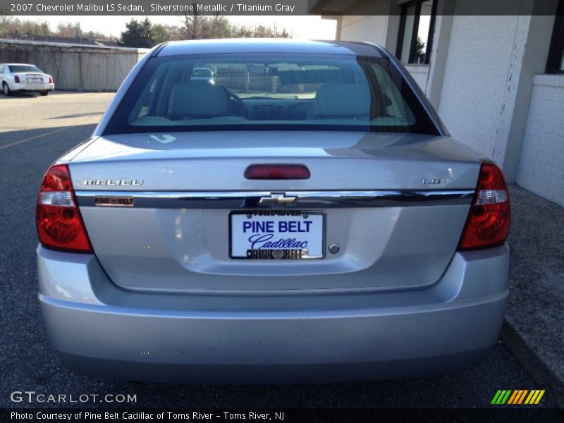 Silverstone Metallic / Titanium Gray 2007 Chevrolet Malibu LS Sedan