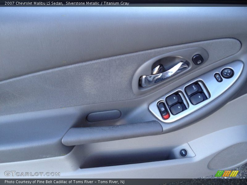 Silverstone Metallic / Titanium Gray 2007 Chevrolet Malibu LS Sedan