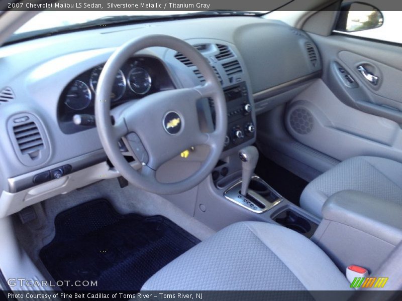 Silverstone Metallic / Titanium Gray 2007 Chevrolet Malibu LS Sedan