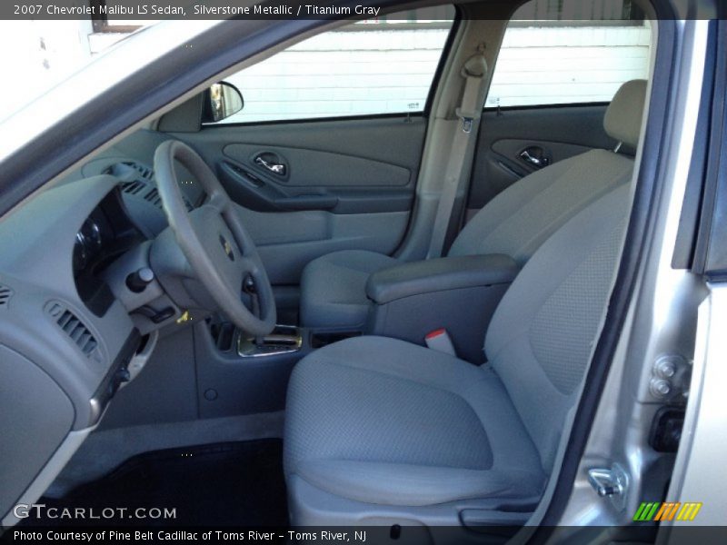 Silverstone Metallic / Titanium Gray 2007 Chevrolet Malibu LS Sedan