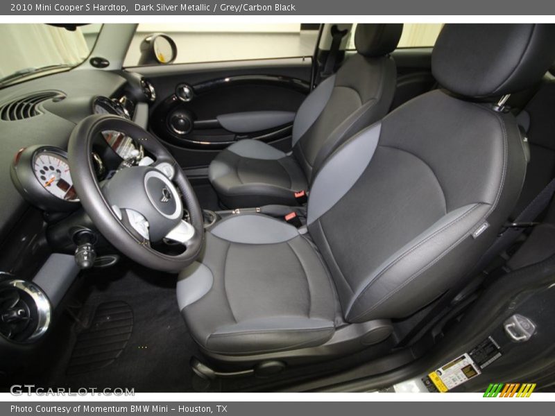 Dark Silver Metallic / Grey/Carbon Black 2010 Mini Cooper S Hardtop