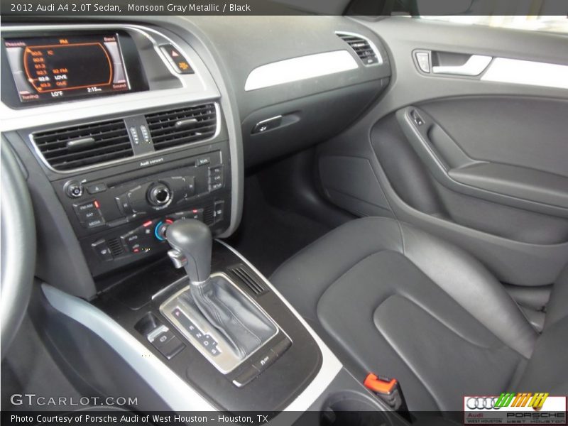 Monsoon Gray Metallic / Black 2012 Audi A4 2.0T Sedan